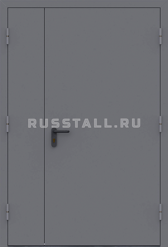 Противопожарная металлическая входная дверь RS121