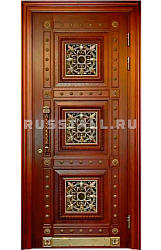 Металлическая дверь из массива RS87 - Изображение