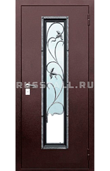 Металлическая дверь в коттедж RS15 - Изображение