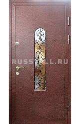 Металлическая дверь с ковкой RS43 - Изображение