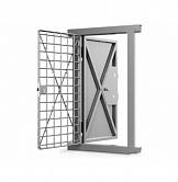 Металлическая дверь с решеткой в оружейную RS-321 - Изображение